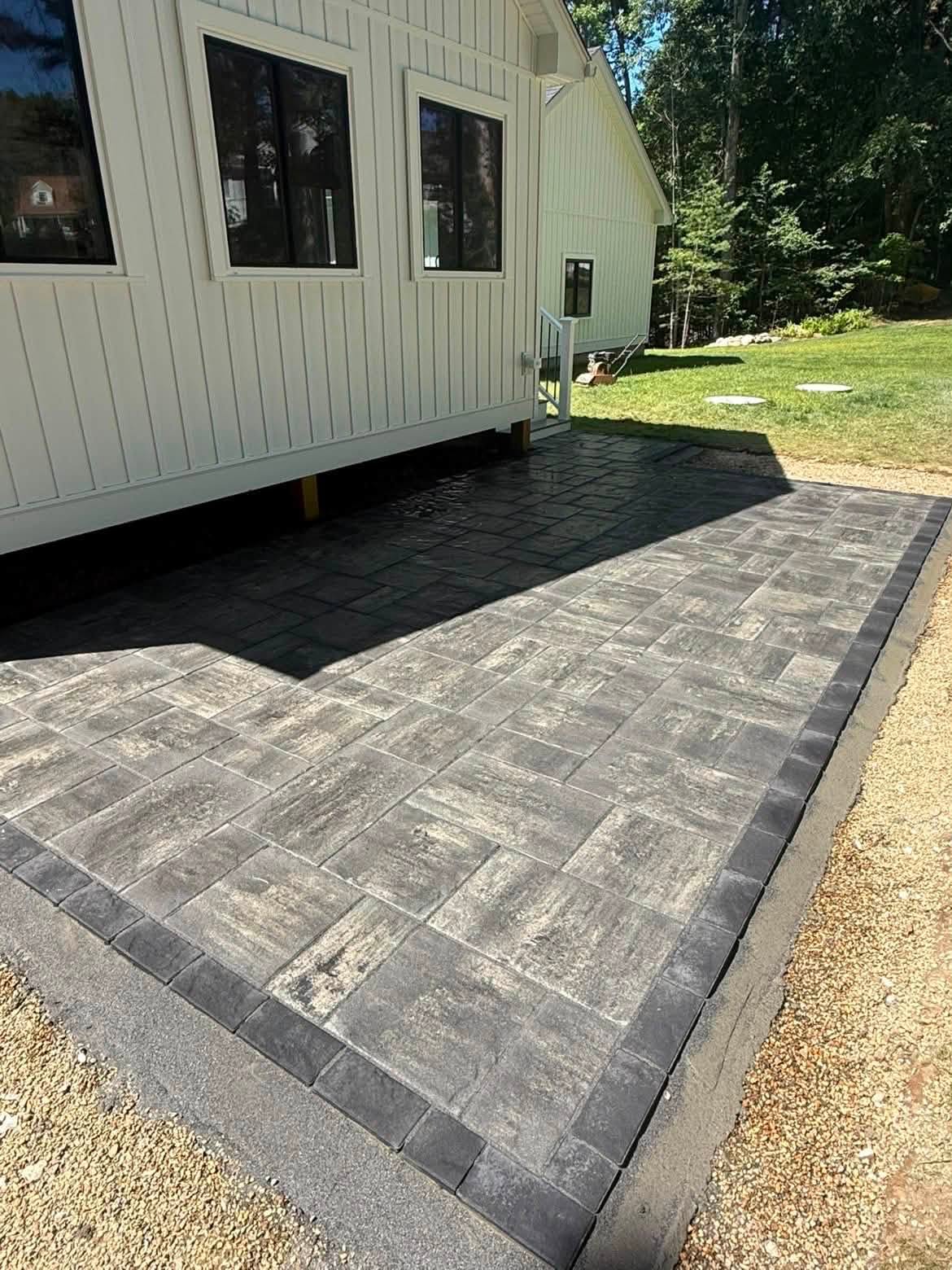 Patio and walkway complete — Charlton, MA